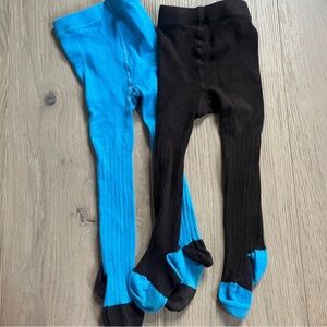 Mini boden ribbed tights 18/24